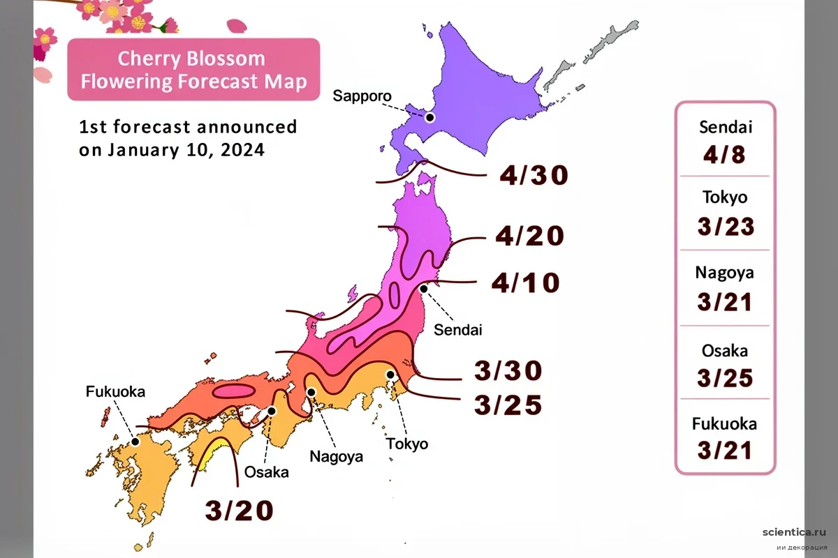 Япония теряет сакуру: почему главный символ страны перестал подчиняться законам природы