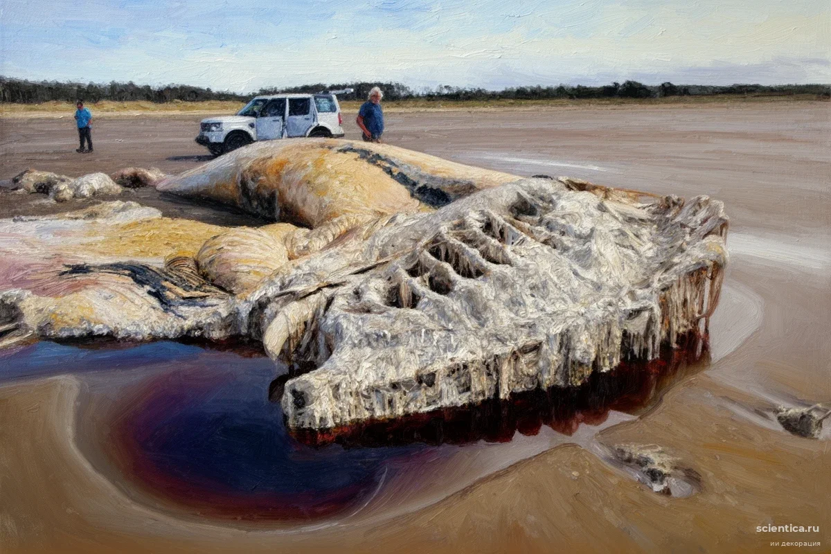 Шерсть и раздвоенные копыта: на британский берег выбросило существо, озадачившее ученых